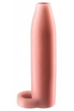 Penishülle „Real Feel Enhancer XL“, mit Hoden- und Penisring, 17,7 cm