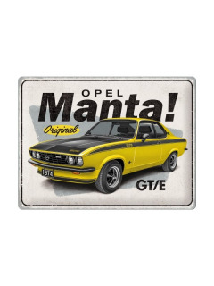 Opel Manta GT/E Blechschild